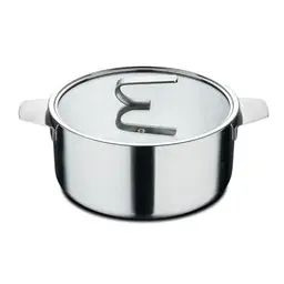MasterPRO SIGMA Stielkasserolle 2,9L 20x9,5 cm Edelstahl - Für alle Herdarten geeignet