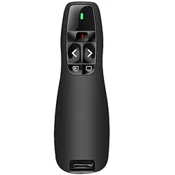 Ergonomischer Wireless Presenter für Präsentationen und Fernbedienungen, 2.4GHz Präsentationspointer für Windows, Mac und Linux