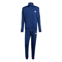 adidas Herren Tracksuit mit 3 Streifen, Dunkelblau, Größe M