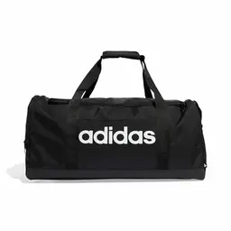 adidas Unisex Essentials Linear Duffel Bag - Sporttasche, Schwarz/Weiß, M