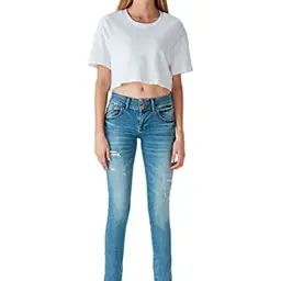 LTB Jeans Damen Molly M, Lelia Wash 53686, 25W / 34L