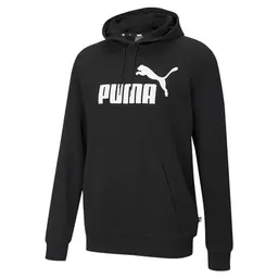 PUMA Herren Big Logo Hoodie, Puma Black, Größe M
