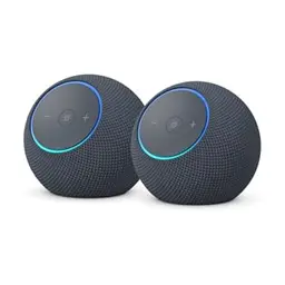Amazon Echo Dot Max (neueste Generation) mit Alexa, Smart-Home-Hub, Graphit – 2er Pack