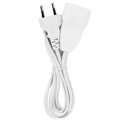 REV Verlängerungskabel, 2m, weiß mit Euro-Stecker