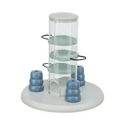 TRIXIE Gambling Tower - Anspruchsvolles Intelligenzspielzeug für Hunde, 25x27cm