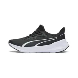 PUMA Unisex Straßenlaufschuh, Schwarz Weiß, Größe 40