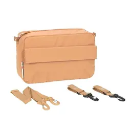 LÄSSIG Kinderwagentasche Buggy Organizer mit Befestigung Camel