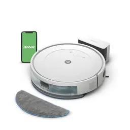 iRobot Roomba Combo Essential Saug- und Wischroboter, 4-Stufen-Reinigung, steuerbar über App oder Sprache, Weiß