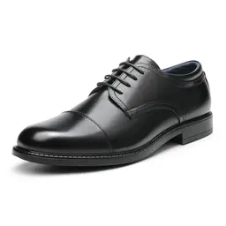 Bruno Marc Herren Derby Schnürhalbschuhe für das Büro, Schwarz, Größe 43