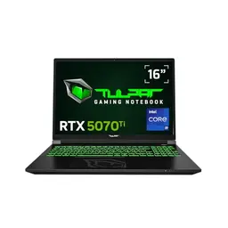TULPAR T6 Gaming Laptop | 16'' QHD+ 180Hz | Intel Core i9 | 32GB RAM | 500GB SSD | RTX 5070 Ti | Windows 11