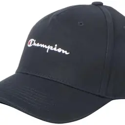 Champion Unisex Baseballkappe, Schwarz, Einheitsgröße