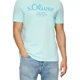 s.Oliver Baumwoll-T-Shirt mit Logo