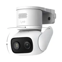 eufy Überwachungskamera C31, kabellos, 360° Sicht, Nachtsicht, KI-Erkennung von Menschen, Autos & Tieren, lokaler Speicher, 24/7 Video
