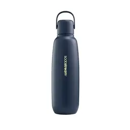 SodaStream 0,9L Fizz&go COOL Metallflasche Storm | Hält 12 Stunden warm & kalt | BPA-frei | 1er-Pack