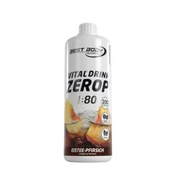 Best Body Nutrition Vital Drink ZEROP® - Eistee-Pfirsich, zuckerfrei, 1:80 ergibt 80 Liter, 1000 ml
