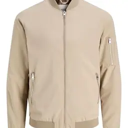 JACK & JONES Herren JJERUSH Bomberjacke in Crockery, Größe XL