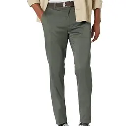 Amazon Essentials Herren Slim-Fit-Golfhose aus Stretch, Olivgrün, 29W / 32L