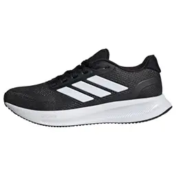 adidas Damen Lauf Schuhe Runfalcon 5, Schwarz/Weiß, Gr. 40 EU