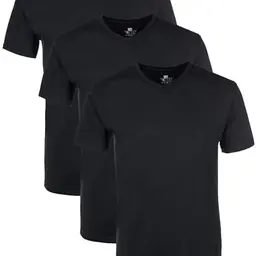 Lower East Basic V-Ausschnitt T-Shirts für Herren, 3er/5er/10er Pack aus 100% Baumwolle, viele Farben