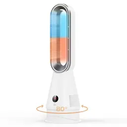 AICPAN Turmventilator mit Heiz- und Kühlfunktion - 80° Oszillation, 3 Modi und Fernbedienung für Wohnzimmer, Schlafzimmer, Büro