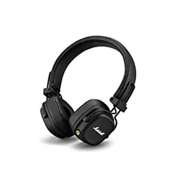 Marshall Major IV Bluetooth Kopfhörer, Faltbar, 80 Stunden Akkulaufzeit - Schwarz