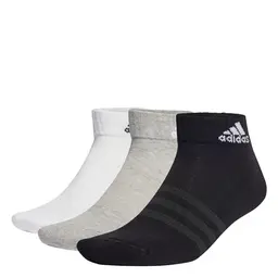 adidas Kinder Sport Socken 6 Paar, Grau/Weiß/Schwarz, 5-6 Jahre