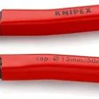 KNIPEX Kabelschere 165 mm, brüniert und Kunststoff überzogen
