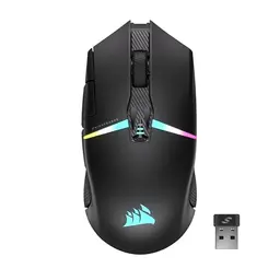 CORSAIR NIGHTSABRE WIRELESS RGB Gaming Maus - Bis zu 100 Stunden Akkulaufzeit - PC, PS5, PS4, Xbox - Schwarz