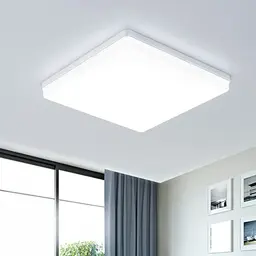 EASY EAGLE 48W LED Deckenleuchte, 6500K Flachlampe für Wohn- und Büroräume, 30cm