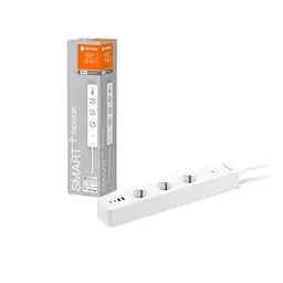 LEDVANCE Smart Plug – 3-fach Steckdosenleiste mit USB, Überlast- und Überspannungsschutz, steuerbar über WiFi, Alexa und Google