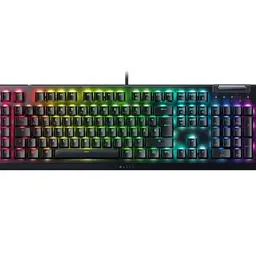 Razer BlackWidow V4 X - Mechanische Gaming-Tastatur mit RGB Chroma und 6 Makro-Tasten, QWERTZ DE-Layout | Schwarz