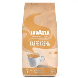 Lavazza Caffè Crema Dolce Arabica & Robusta, 1 kg, Mittlere Röstung, Ideal für Espressomaschinen, Nussiger Geschmack