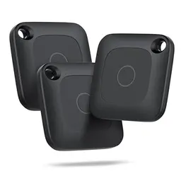 Hoxe Air Tracker Tag 3er Pack - Smart Schlüsselfinder für iOS mit Lauter Piepton & Austauschbarem Akku