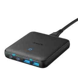 Anker USB-C Ladegerät 65W II, 4-Port, dünnes Design, 2 Anschlüsse für MacBook, Laptop, iPad Pro, iPhone