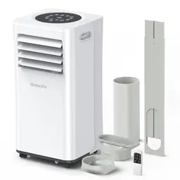 Mobile Klimaanlage 9000 BTU 4-in-1 mit Kühlung, Entfeuchtung, Belüftung, Timer und Digitalanzeige für Räume bis 33 m²