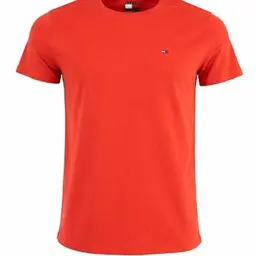 Tommy Jeans Herren T-Shirt, Rot (Terracotta Red), M