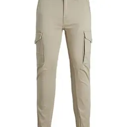 JACK & JONES Paul Flake Cargo Herren Jeans, Farbe: Crockery, W36/L34
