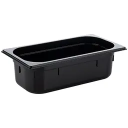 APS 82069 GN 1/3 Behälter aus Polycarbonat, 325 x 175 mm, 3,6 Liter, schwarz