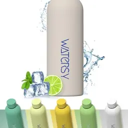 WATERSY 500ml Edelstahl Thermosflasche - Auslaufsicher für Schule, Büro und Sport - 24h kalt, 12h warm