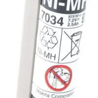 Makita 7034 Ersatzbatterie 7,2 V 2,5 Ah