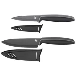 WMF Touch 2-teiliges Messerset, Schützende Schutzhülle, schwarz