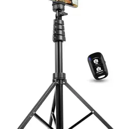 Aureday 157cm Handy Stativ mit Bluetooth Fernbedienung – Ideal für Selfies, Videos und Live Streaming