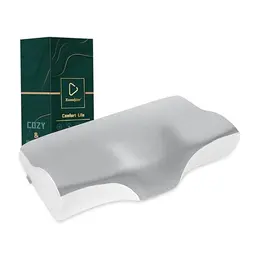 Ecosafeter Memory Foam Kopfkissen – Ergonomisches Nackenstützkissen für Seiten-, Rücken- und Bauchschläfer