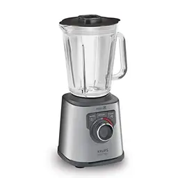 Krups KB403D Perfectmix Hochleistungsstandmixer 1.200W 2L Glasbehälter Edelstahl/Dunkelgrau
