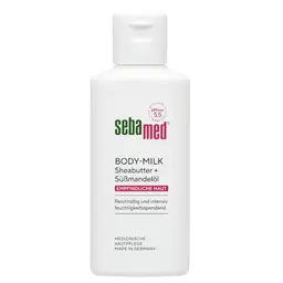 Sebamed Bodymilk 50 ml – pflegende Reise-Körpercreme mit Süßmandelöl & Sheabutter