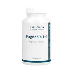 NatuGena Magnesia 7+1 Magnesium-Komplex, 90 Kapseln für Elektrolytgleichgewicht