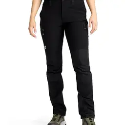 RevolutionRace Nordwand Highwaist Damen Wanderhose, Schwarz, Größe L