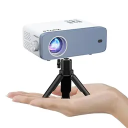 Mini Beamer VOPLLS 15000L Full HD 1080P Tragbar Projektor für Handy, Tablet, Laptop und TV