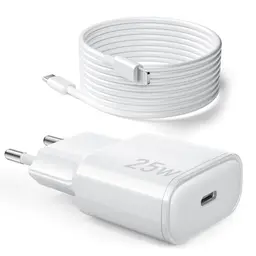 25W iPhone Ladekabel & Schnellladegerät für iPhone 14/13/12/11/SE, 2M USB C Lightning Kabel & Netzteil