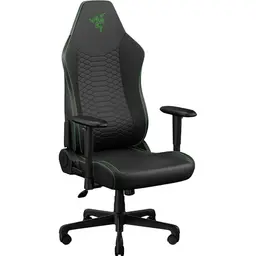 Razer Iskur V2 X Gaming-Stuhl mit atmungsaktivem Leder, Lordosenstütze und breitem Sitz, schwarz
